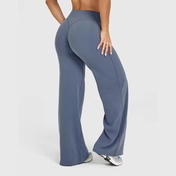buttersoft women's straight-leg yoga pants – mid-waist active & lounge trousers