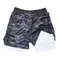 Mens Double Layer Training Shorts QuickDry 2in1 Fitness Running Shorts 16