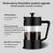 Borosilicate Glass French Press Coffee Maker Durable Hand Brew Pot In 350ML 600ML 1000ML Sizes 2