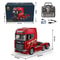 HUINA 118 Scale RC Truck 19CH Alloy Remote Control Tractor With Trailer Lights Sounds 9