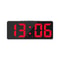 LED Digital Alarm Clock With Mirror Display Voice Control Snooze Night Mode Table Clock 14