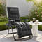JHK Zero Gravity Chair Set Of 2  Portable Outdoor Recliner Lounge Chairs With Cup Holder Trays  Adj 9