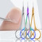 Precision Stainless Steel Cuticle Scissors Dead Skin Remover Russian Manicure Nail Scissors With 0