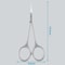 Precision Stainless Steel Cuticle Scissors Dead Skin Remover Russian Manicure Nail Scissors With 5