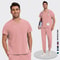 Lightweight Medical Scrub Set AntiWrinkle Nursing Uniform With Jogger Pants For Men Women 6