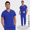 Lightweight Medical Scrub Set AntiWrinkle Nursing Uniform With Jogger Pants For Men Women 10
