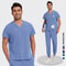 Lightweight Medical Scrub Set AntiWrinkle Nursing Uniform With Jogger Pants For Men Women 12