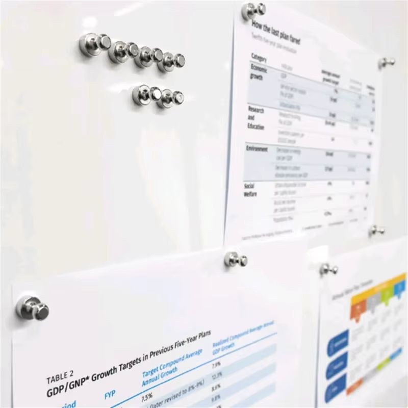10PCS Strong Magnetic Nails HeavyDuty Whiteboard Magnets For Office Refrigerator Calligraphy Art 4