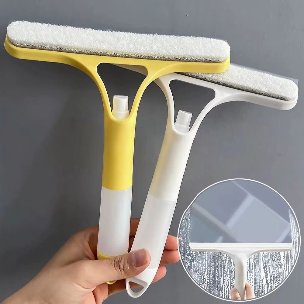 3in1 Car Glass Cleaner With Spray Bottle Microfiber Wiper Window Squeegee 0