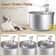 2L Stainless Steel Automatic Cat Water Fountain Pet Drinking Dispenser With Sensor Heater 2