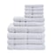 10Piece Grey Towel Set Ultra Soft Durable Absorbent Bathroom Essentials 7