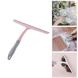 multi-purpose silicone window & surface cleaning wiper – streak-free glass, kitchen, and bathroom scraper