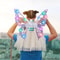 Magical Electric Butterfly Fairy Wings With Lights Kids Cosplay DressUp Costume 12
