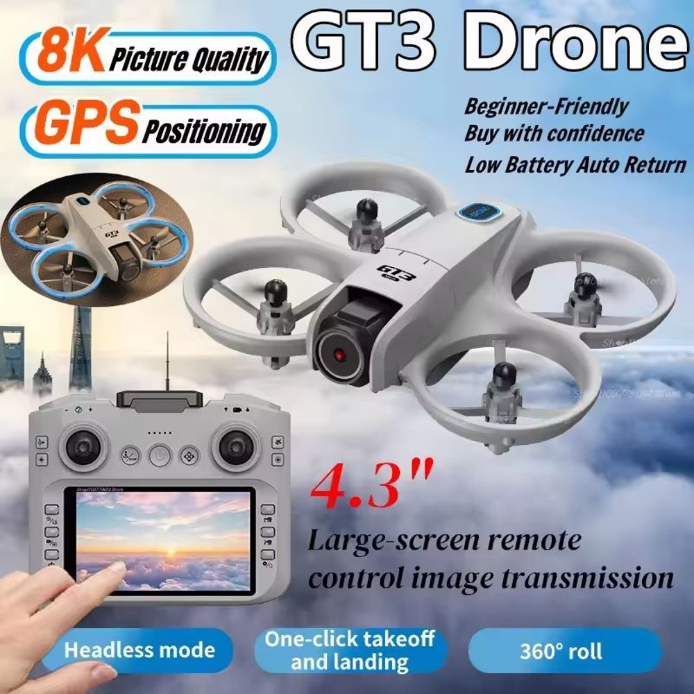 GT3 8K Professional GPS Drone With Obstacle Avoidance And Brushless Motor 0