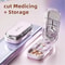 3in1 Pill Cutter And Medicine Splitter Precise Tablet Divider Quarter Half Pill Organizer Portabl 2