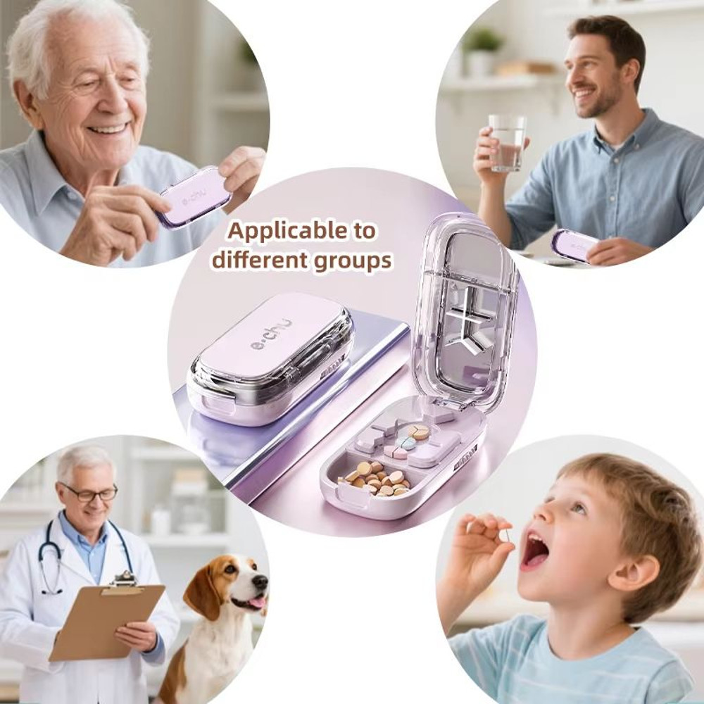 3in1 Pill Cutter And Medicine Splitter Precise Tablet Divider Quarter Half Pill Organizer Portabl 5