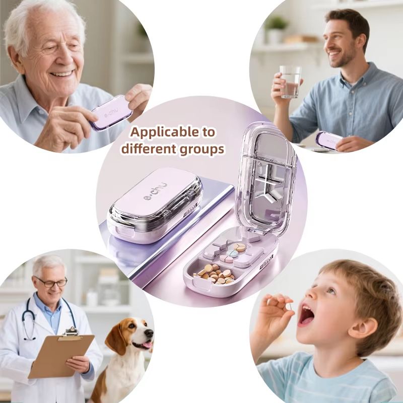 3in1 Pill Cutter And Medicine Splitter Precise Tablet Divider Quarter Half Pill Organizer Portabl 5