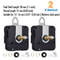 DIY Quartz Clock Movement Kit Silent Wall Clock Mechanism With Long Shaft 12