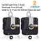 DIY Quartz Clock Movement Kit Silent Wall Clock Mechanism With Long Shaft 13