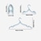 Portable Foldable Clothes Hangers Travel And Home MultiFunctional Storage Solution 5pcs10pcs Set 1