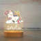 Personalized Childrens Night Light Custom Name Acrylic Animal Lamp For Baby Kids Bedroom Decorati 2