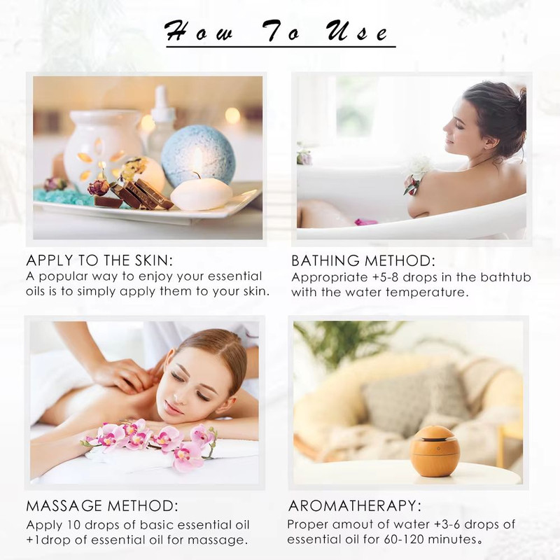 MAYJAM 100ml Essential Oil With Dropper Sandalwood Lavender Eucalyptus Vanilla Aromatherapy For Di 4