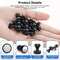 Black Neodymium Magnetic Push Pins Extra Strong Refrigerator Whiteboard Magnets For Office Kitche 3