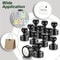 Black Neodymium Magnetic Push Pins Extra Strong Refrigerator Whiteboard Magnets For Office Kitche 4