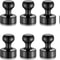Black Neodymium Magnetic Push Pins Extra Strong Refrigerator Whiteboard Magnets For Office Kitche 6