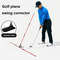 Golf Swing Alignment Rod Trainer Adjustable Practice Plate For Swing Angle Posture Correction And 2