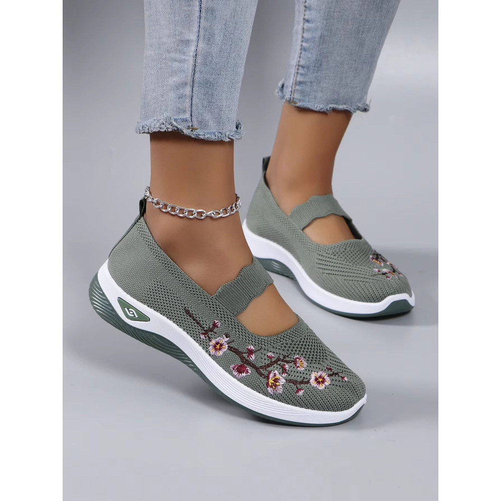 AirWeave Summer Mesh Flats Womens Lightweight Breathable Casual Shoes 9