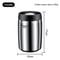 AeroSeal Stainless Steel Coffee Bean Canister Vacuum Sealed Food Storage Jar 8