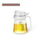 PurePour Glass Olive Oil Dispenser Bottle Auto Flip Leakproof Kitchen Container 6