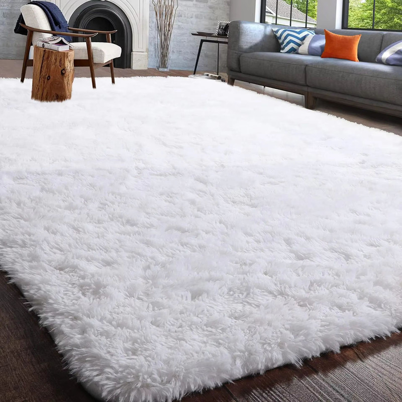 CozyHaven Fluffy Area Rug Soft Fuzzy Carpet For Bedroom Living Room And Kids Spaces 15