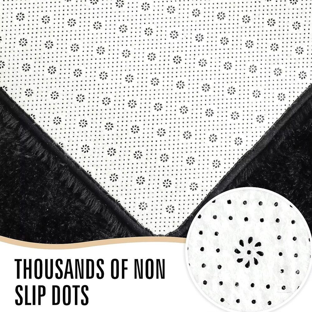 CozyHaven Fluffy Area Rug Soft Fuzzy Carpet For Bedroom Living Room And Kids Spaces 4