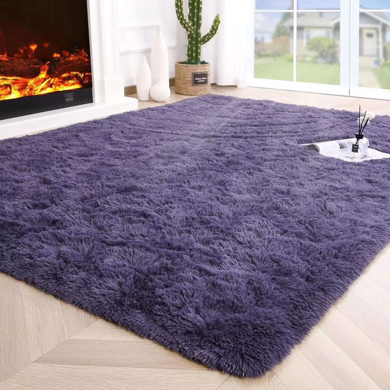 CozyHaven Fluffy Area Rug Soft Fuzzy Carpet For Bedroom Living Room And Kids Spaces 17