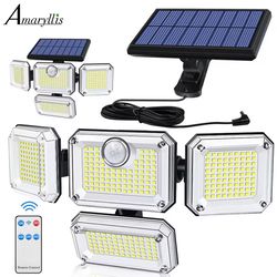 sunbright 20w solar garden light – waterproof outdoor led lamp with adjustable head and 3 modes