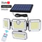 SunBright 20W Solar Garden Light Waterproof Outdoor LED Lamp With Adjustable Head And 3 Modes 9