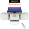 SunBright 20W Solar Garden Light Waterproof Outdoor LED Lamp With Adjustable Head And 3 Modes 10