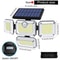 SunBright 20W Solar Garden Light Waterproof Outdoor LED Lamp With Adjustable Head And 3 Modes 4