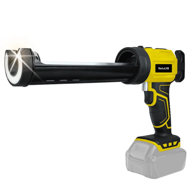 ProSeal Cordless Electric Caulking Gun  10oz300ml With 4 Speed Settings And LED Light Compatible Wi 6