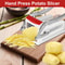 QuickSlice Stainless Steel French Fry Cutter Manual Potato Chipper And Vegetable Slicer With Inter 2