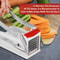 QuickSlice Stainless Steel French Fry Cutter Manual Potato Chipper And Vegetable Slicer With Inter 3