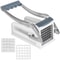 QuickSlice Stainless Steel French Fry Cutter Manual Potato Chipper And Vegetable Slicer With Inter 7