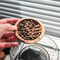 Walnut Coffee Bean Tray Wooden Measuring Scoop Espresso Dose Tea Separator Tool 5