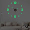 Luminous Digital Wall Clock Silent DIY 3D Stereo Design For Living Room Bedroom Decor 10