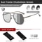 Aluminum Photochromic Sunglasses Polarized AntiGlare Chameleon Glasses For Men Women 9