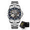GLENAW Steampunk Skeleton Automatic Mens Watch Luxury Mechanical Watch With Luminous Waterproof De 7