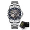 GLENAW Steampunk Skeleton Automatic Mens Watch Luxury Mechanical Watch With Luminous Waterproof De 7