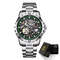 GLENAW Steampunk Skeleton Automatic Mens Watch Luxury Mechanical Watch With Luminous Waterproof De 8